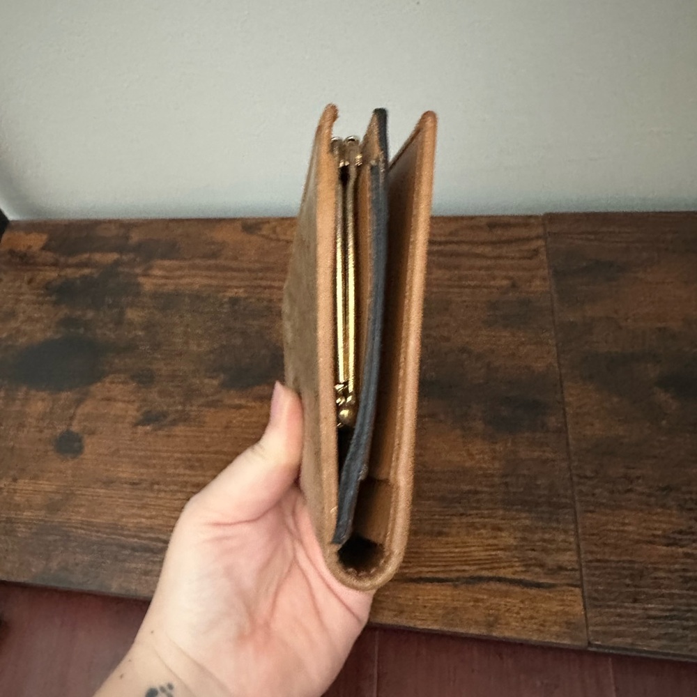 Celine is Tan and Brown Signature Wallet - Picture 4 of 8